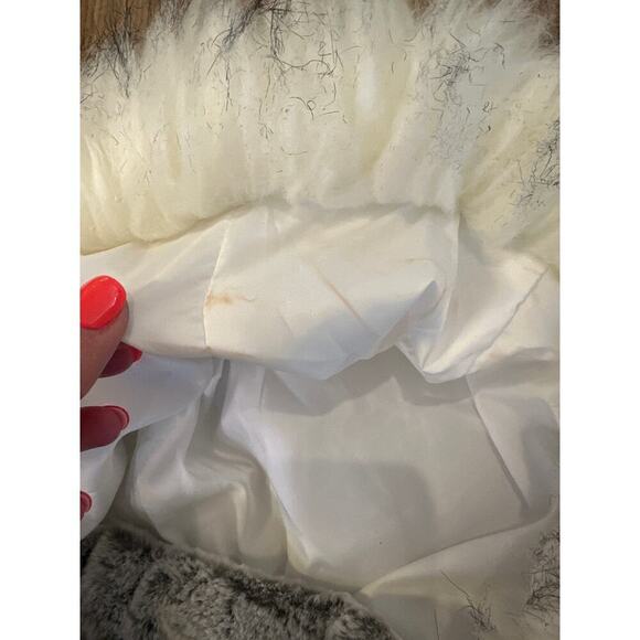 Nautica Puffer Coat Detachable Hood White with Black Water Resistant Wms Small - Picture 6 of 8